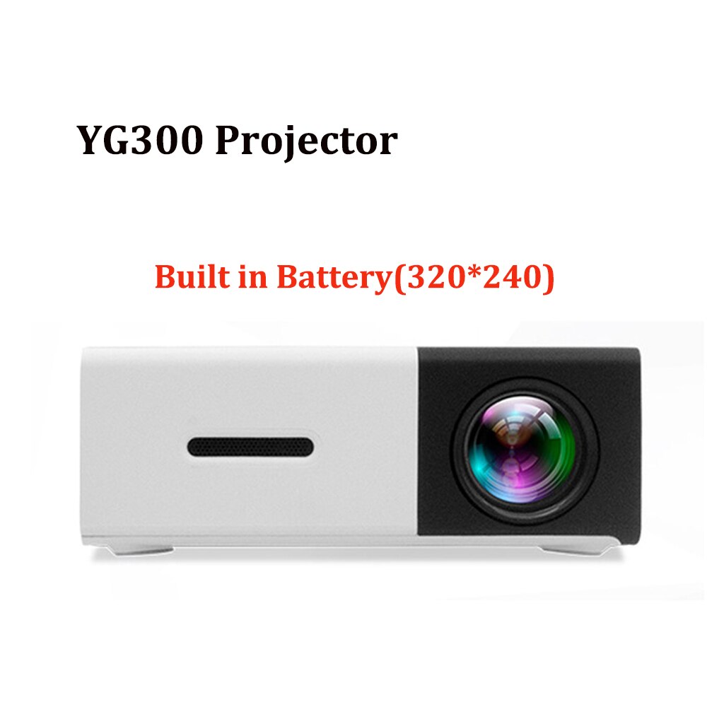 Projektor yg300 led projektor linse 1080p projektor skærm 80 tommer проектор yg300 mini projektor hjemmebiograf mini projektor skærm
