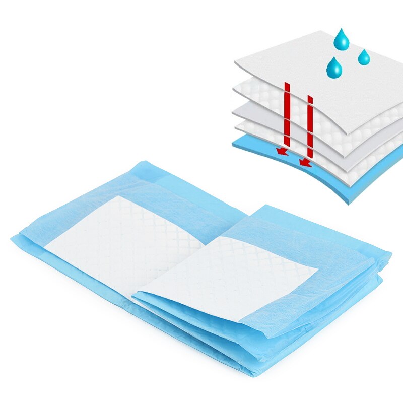 Luier verschoningsmat 20/40/100 stuks absorberende waterdichte wegwerp luier papieren mat baby borstvoedingsmat voor baby kind volwassene
