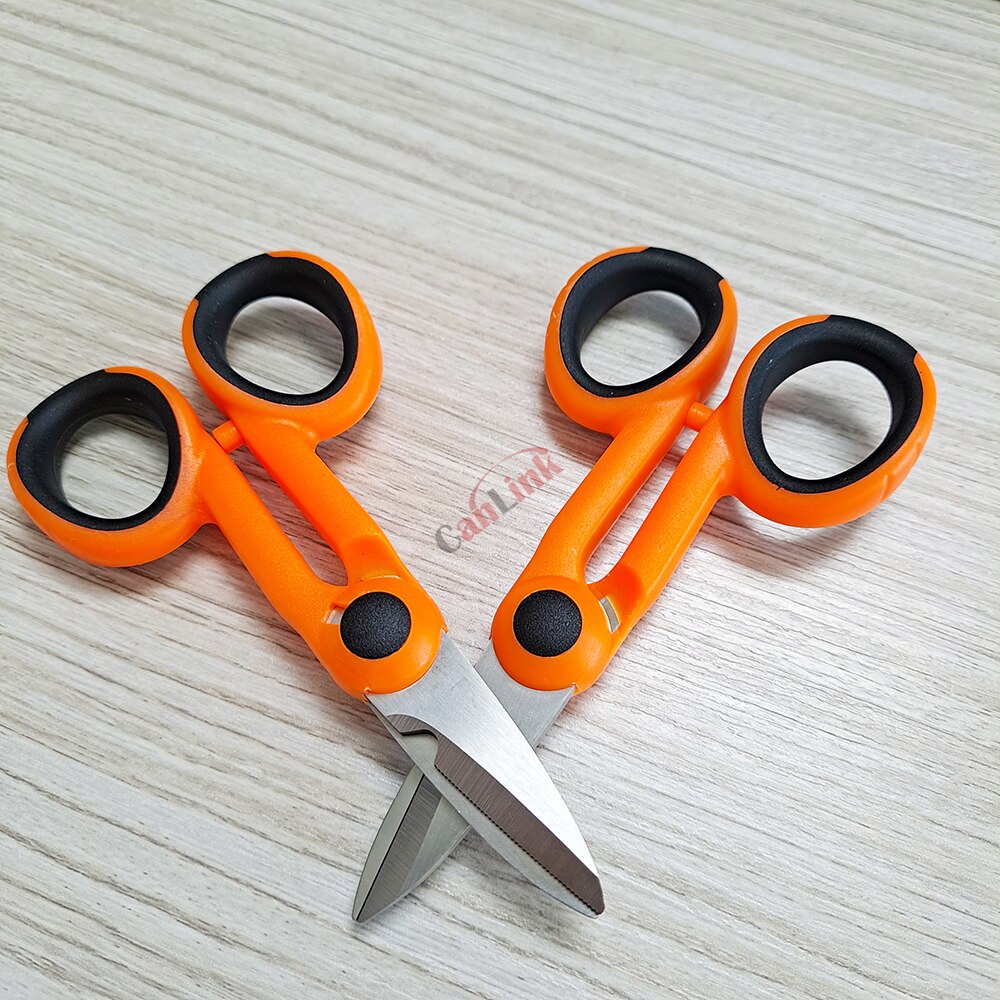 5pcs Splice Fiber Optic Tool Kits Fiber Optic Tool Fibre Stripping Optical Fiber Kevlar Scissors Hand Tool