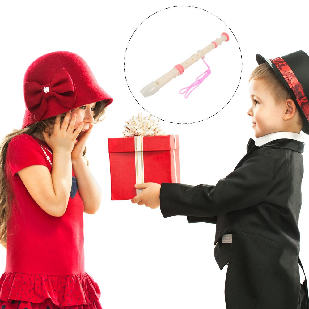 1 Set 8 Hole Recorder Soprano Recorder Treble Flute For Children Beginners