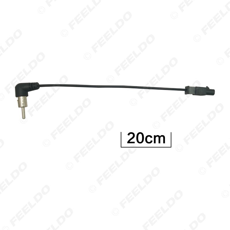 Feeldo bilradio lydinstallasjon fm/am antenneadapter for volkswagen/ford/gm/peugeot/renault stereo ledningskabel  #hq7148