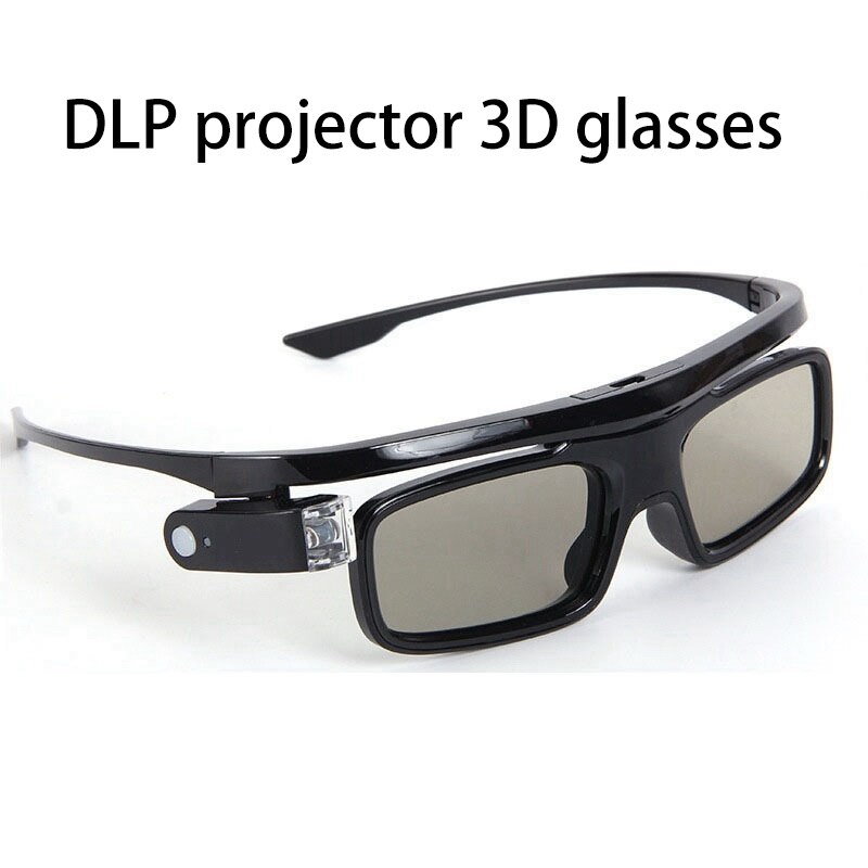 3D Bril Actieve Sluiter 3D Bril Lcd Slimme Bril Voor H1 Projector Dlp En 3D Projector Accessoires Zwart