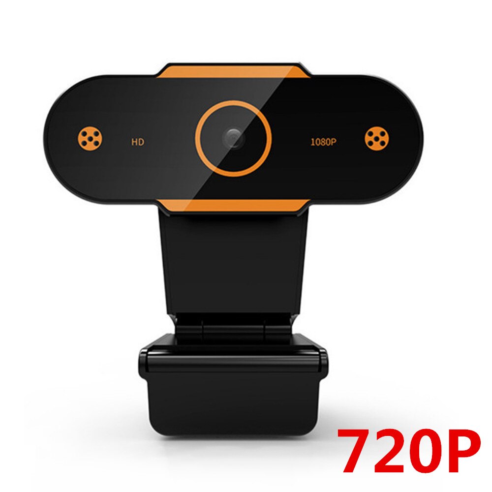 Auto Focus 2K 1080P 720p 480p HD Webcam with Mic Rotatable Web Camera Cam Mini Computer WebCamera Cam Video Recording Work: 720P