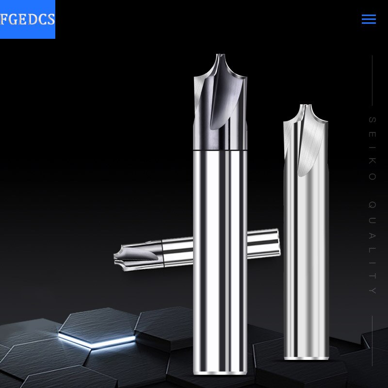 Carbide Radius Corner Rounding Cutter End Mill 12mm CNC Tools R0.5 R1 R2 R3 6 Inner R Mill Cutter Chamfering Router Bit Aluminum