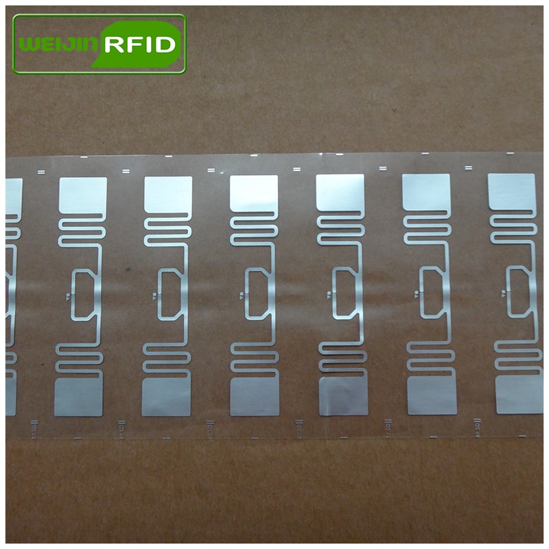 Etiquetas RFID pasivas UHF RFID tag ER62 incrustaciones Impinj Monza R6 MR6 chip 860-960MHZ 900 915 mhz Higgs3 EPCC1G2 6C