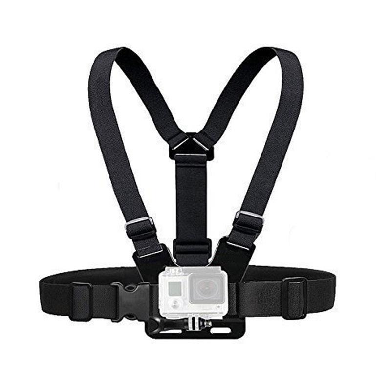 Borst Mount Harness Borst Riem Elastische Action Camera Head Strap Mount Body Harnas: Default Title