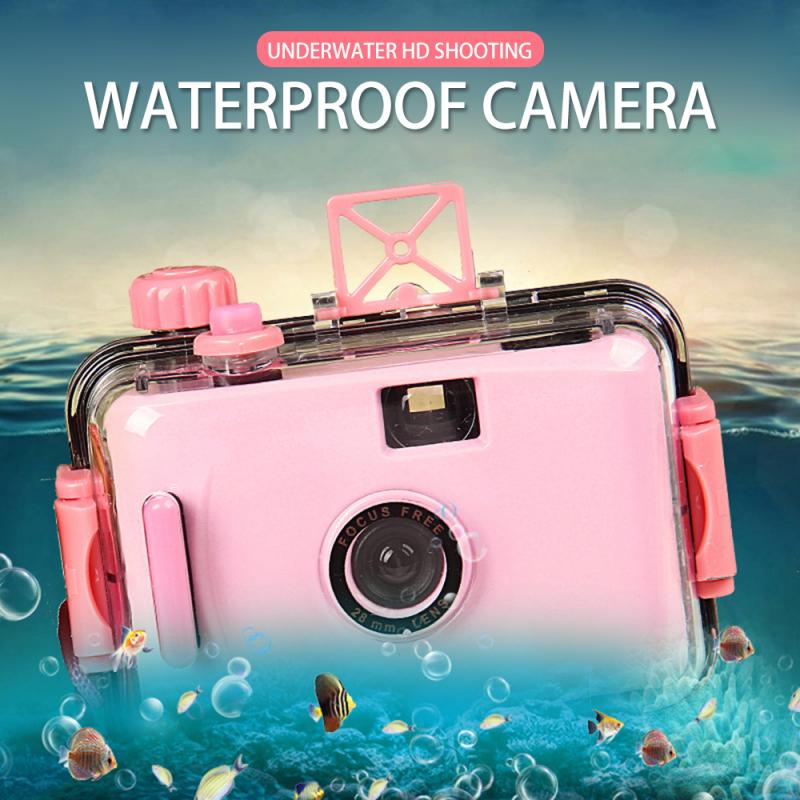 Kinderen Camera Niet-Wegwerp Camera Film Lomo Camera Waterdichte 8 Miljoen Pixel Kids Leuke Cartoon Camera Geen Batterij nodig