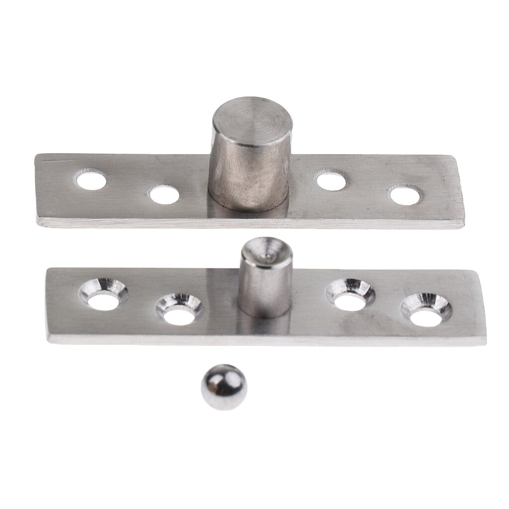 Stainless Steel Door Hinge Concealed 360 Degree Rotary Hinge Revolving Door Hinge Up Down Heavy Duty Dor Hinges 95x20x3mm