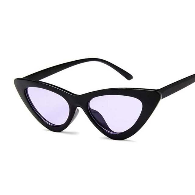 Gafas de sol Retro con ojo de gato para motocicleta, lentes de varios estilos para bicicleta, para exteriores, bicicleta de montaña deportiva, ciclismo: Black Purple