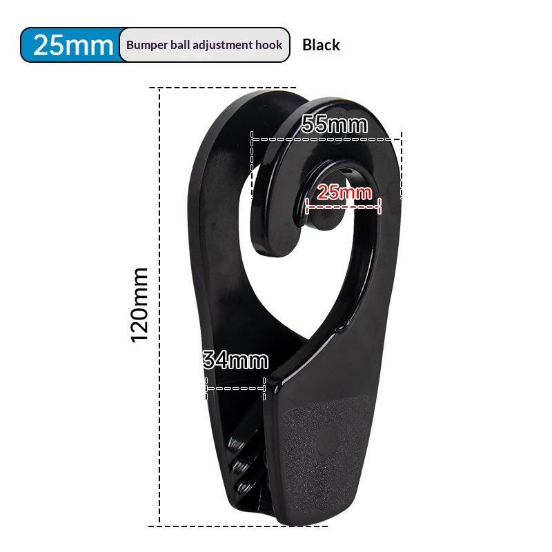 25MM Boat Rail Fenders Hanger Anti-Collision Quick Adjustable Mudguard Hook for Marine Sailing Yacht: SKY BLUE