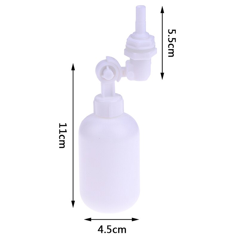 1pc aquarium plastic vlotter kogelkraan afsluit automatisch voer vullen aquarium waterfilter omgekeerd osmose systeem met connector