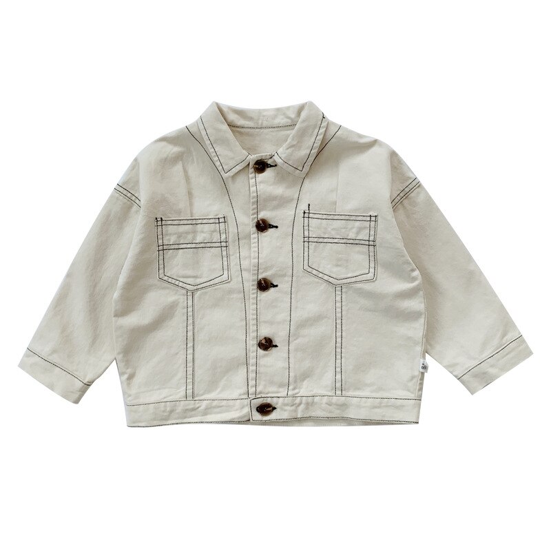 Thread Spring Autumn Boy Coat Overcoat Top Kids Costume Teenage Children Clothes Plus Size