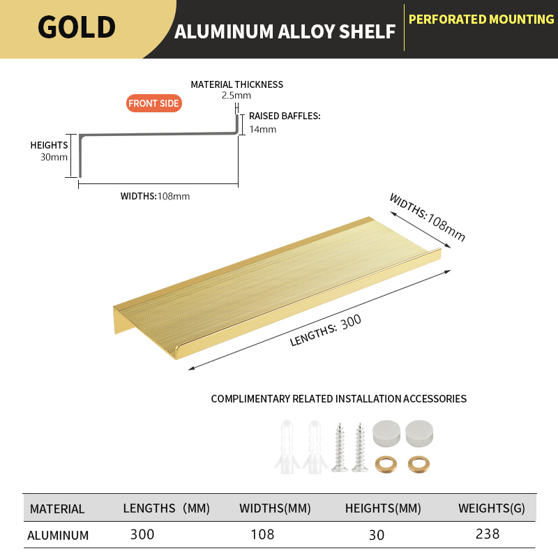 Mensole da bagno galleggianti Portaoggetti da parete Organizzatore per la casa Organizzatori di mobili da cucina per bagno Mensola da parete in metallo: Borgogna
