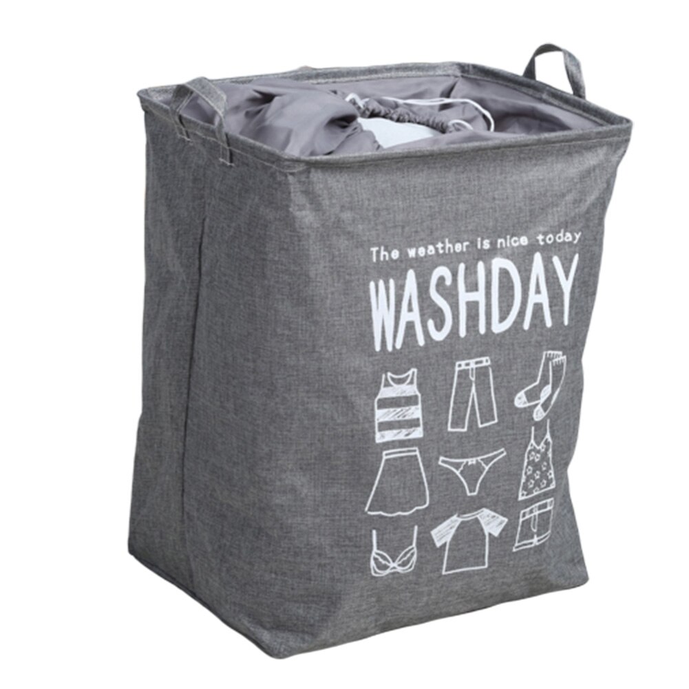 Foldable Large Capacity Clothes Underwear Socks Storage Box Basket Organizer: Gray