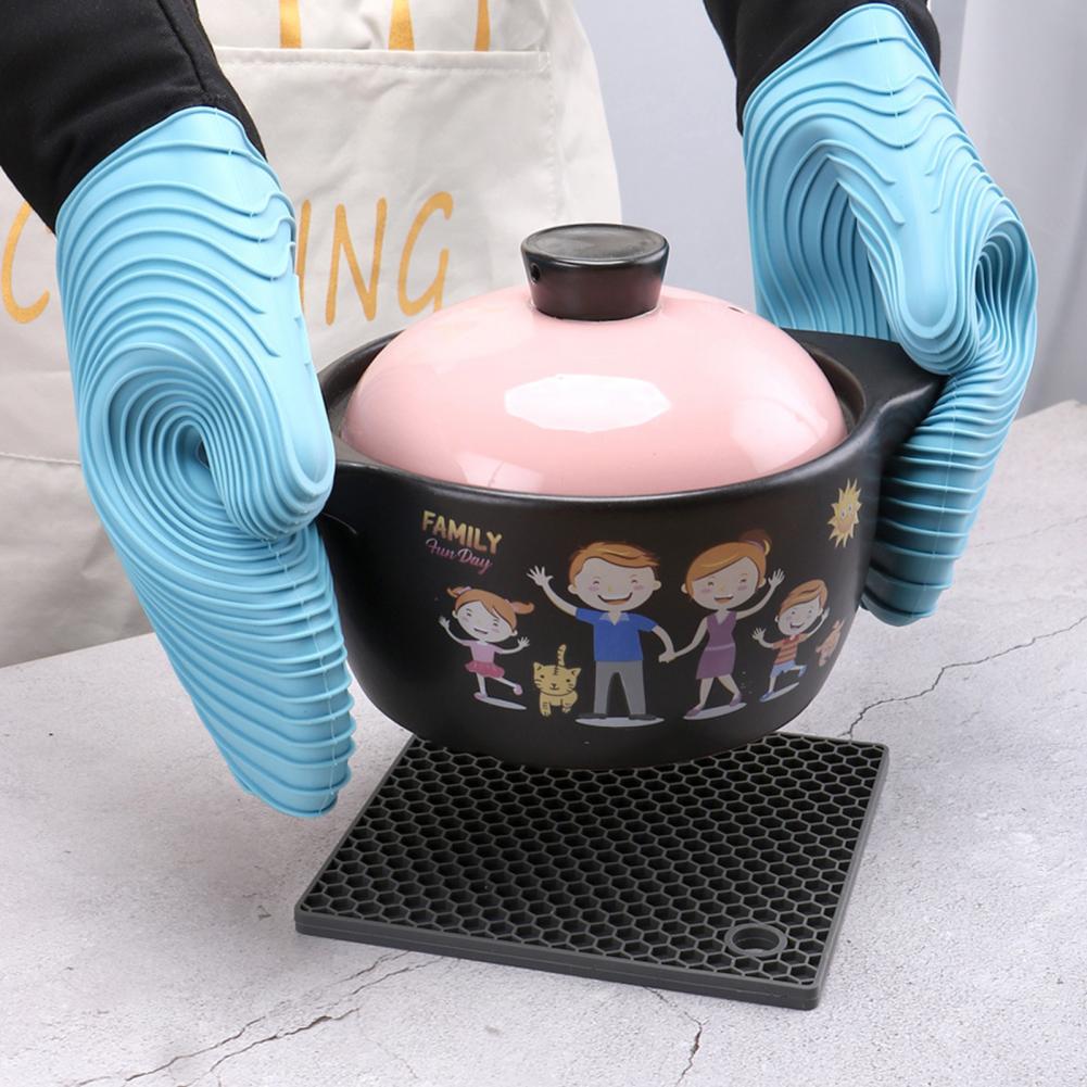 Gant de alimentaire, bonne Performance d'isolation, gants de cuisson flexibles en Silicone pour la cuisine à domicile, fournitures de pâtisserie, 1 pièce