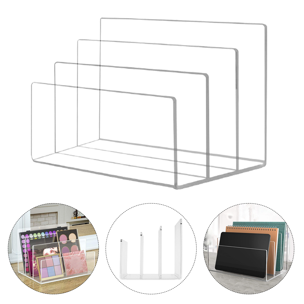 Kantoor Stand Tijdschrift File Organizer Map Desktop Document Houder Huis Brief School Boek Clear Acryl Multifunctionele Papier