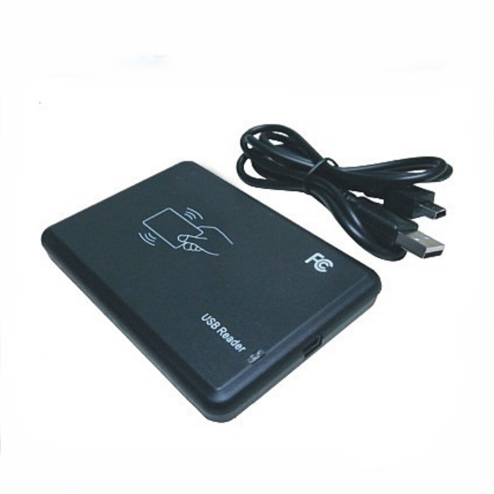 15 kinds format ouput USB 125KHZ RFID Reader EM4100 TK4100 125khz ID Contactless Card Support