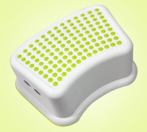 Extra Brede En Tall Baby Kids Stap Voet Kruk Met Verwijderbare Antislip Pads: Goud