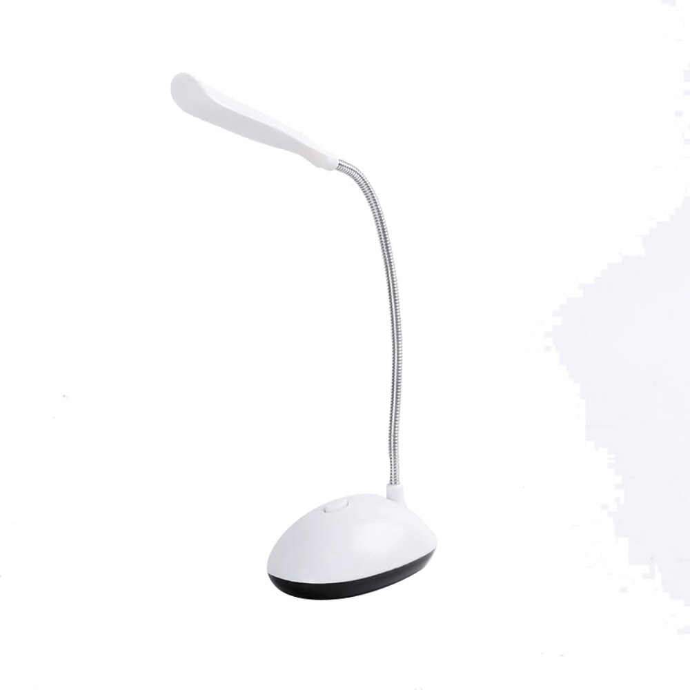 Bordlampe ledet bordlampe berøringsklip studielamper forstørrelsesglas svanehals desktop usb genopladelig øjenbeskyttelse sengebord lys: Fold-batteri