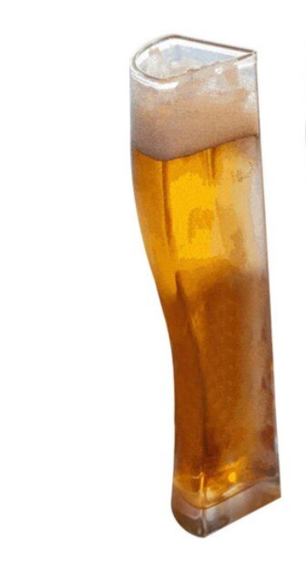 Super Schooner Beer Glasses 4 in 1 Acrylic Plastic Material Beer Mug Super Schooner Party Beer Mugs Set Glass Cup: Small 1pcs cup