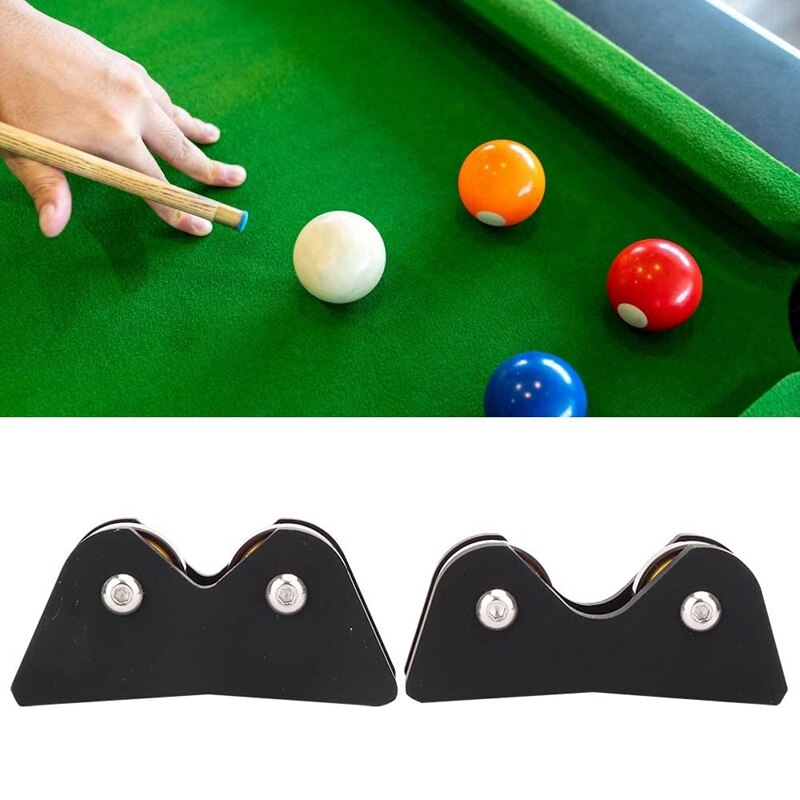 2PCS Pool Straightness Checker Lightweight Billiard Cue Roller Checker Inspect Tool for Snooker Pool Cue Ball