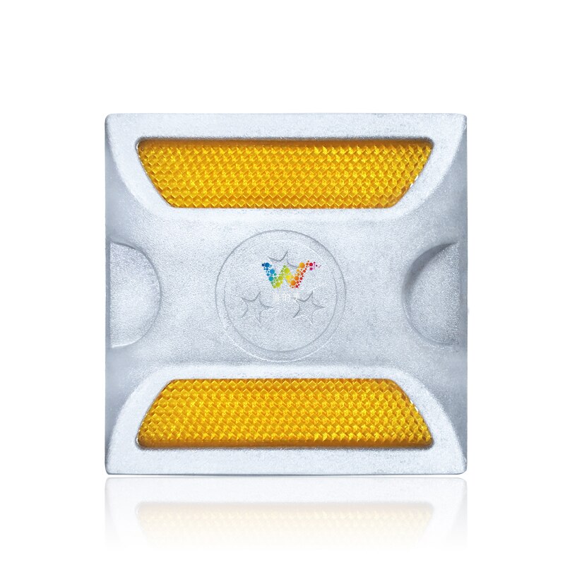 Commercial Grade Reflective yellow reflective road marker aluminum traffic safety road stud