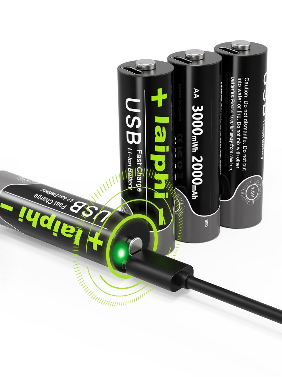 Batteria ricaricabile ai polimeri di litio AA da 1.5v aa batteria AA da 1.5v