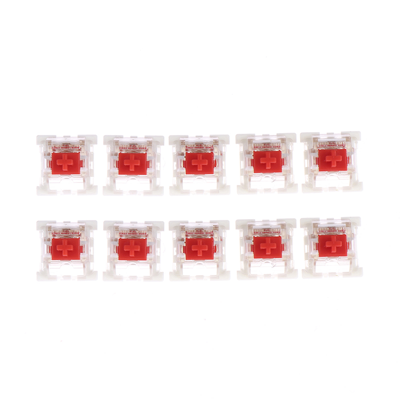 10Pcs/lot Outemu Mx Switches 3 Pin Mechanical Keyboard Black Blue Brown Switches: RD