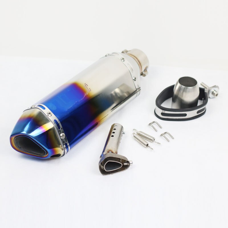 51mm Universal Motorcycle Exhaust Muffler Pipe Scooter Dirt Pit Bike Tube DB Killer For Honda R1 R3 MT07 cafe racer simson s51: J Ak laser