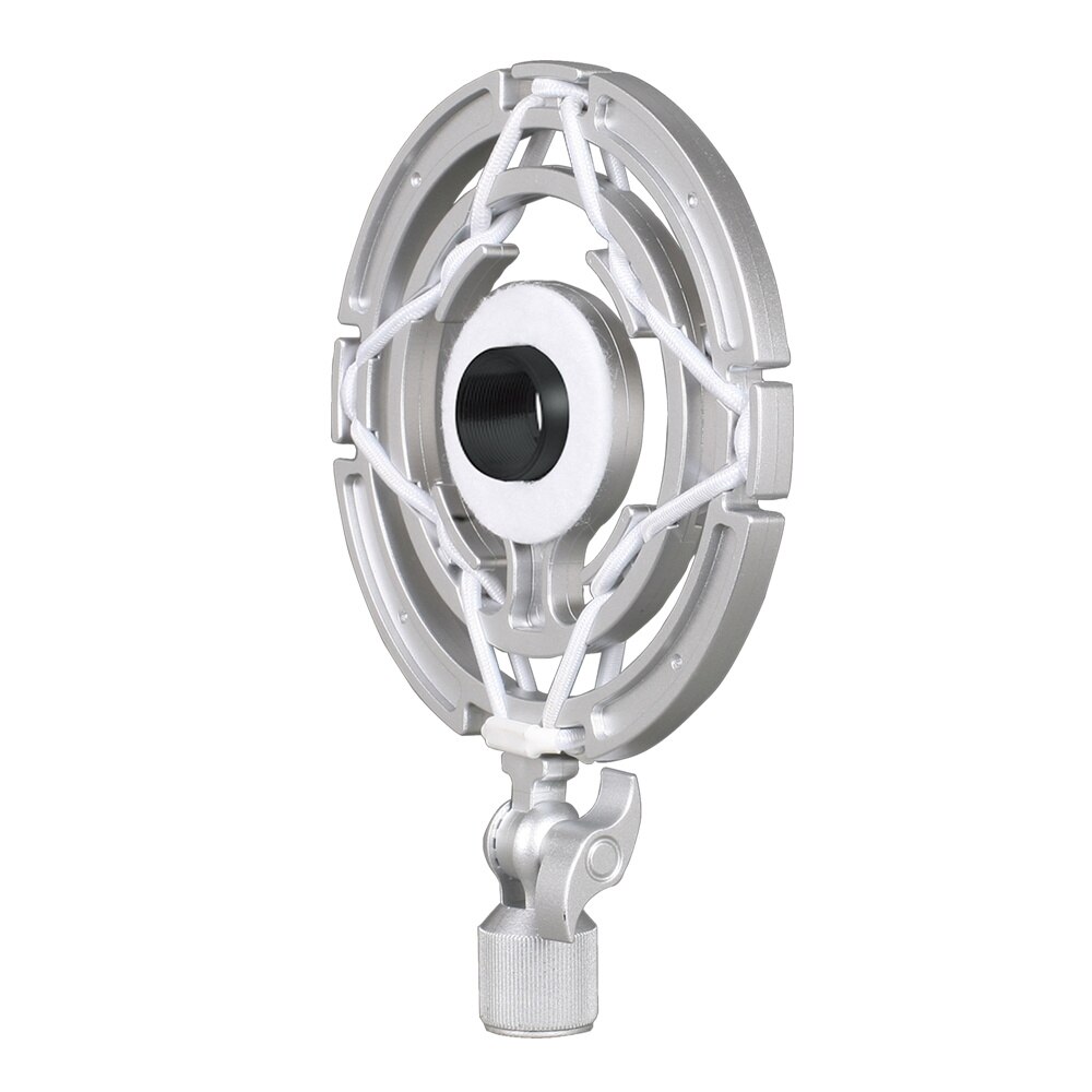 Soporte de micrófono ligero y portátil, accesorio antivibración con rosca de 3/8 "a 5/8" para grabación de estudio,: T-2