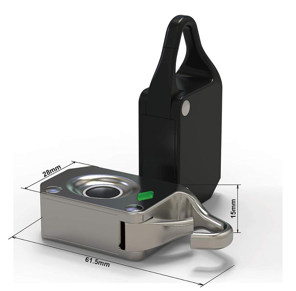 Ip65 vanntette digitale intelligente bluetooth hengelås smart fingeravtrykk hengelås