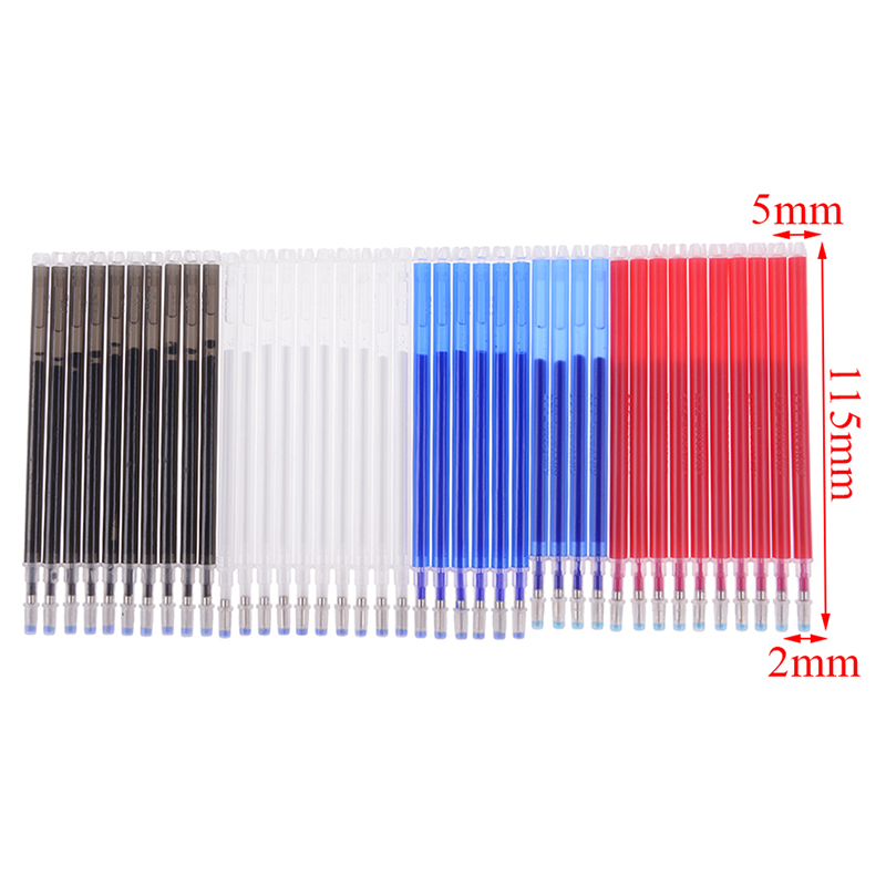 10PCS High Temperature Disappearing Pen DIY Sewing For Cloth And Leather Plastic Ironing Heat Fades Disappearing Refill