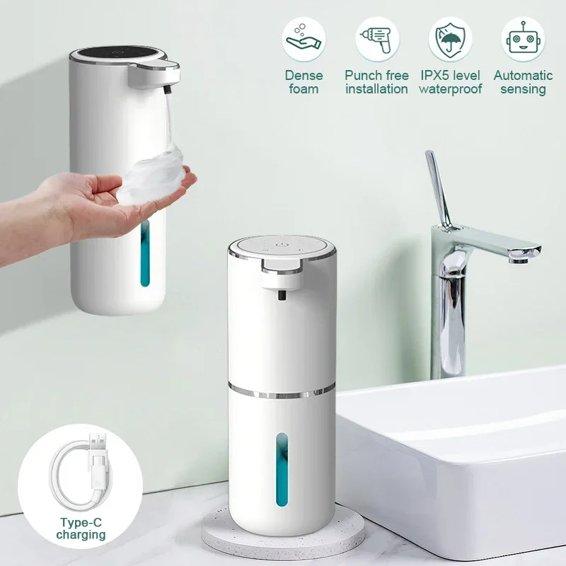 Xiaomi Automatic Soap Dispenser Liquid Foam Touchless Soap Dispenser 380ML USB Rechargeable 4 Level Adjustable Hand Sanitizer