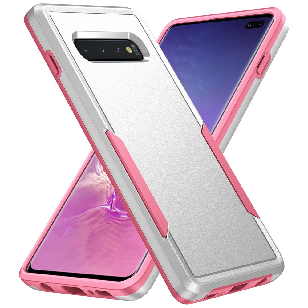 Galaxy S10 Plus Case Shockproof Hybrid Case Dual Layer Hard Cover for Samsung Galaxy S10 Cases: Acrylic / WHITE