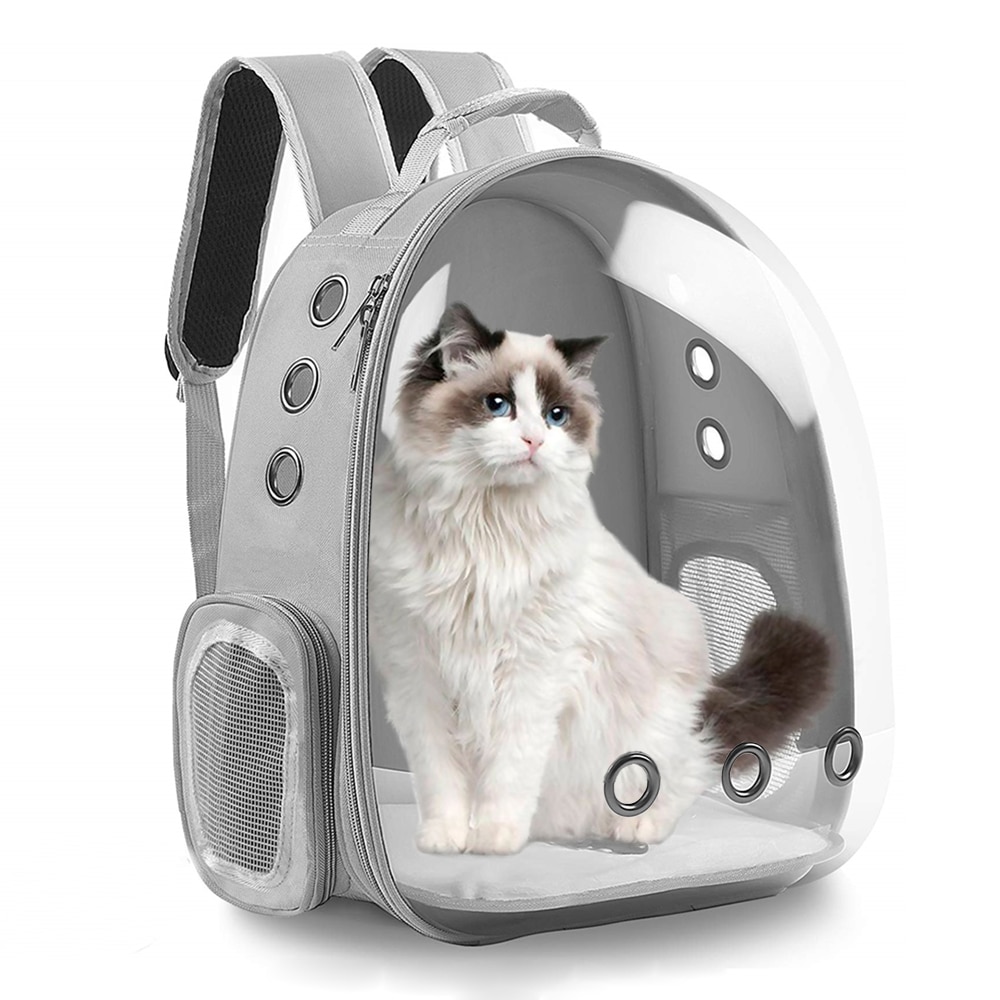 Ademend Kat Draagtassen Pet Carriers Kleine Hond Kat Rugzak Reizen Ruimte Capsule Kooi Huisdier Transport Bag Draagtas Voor Katten