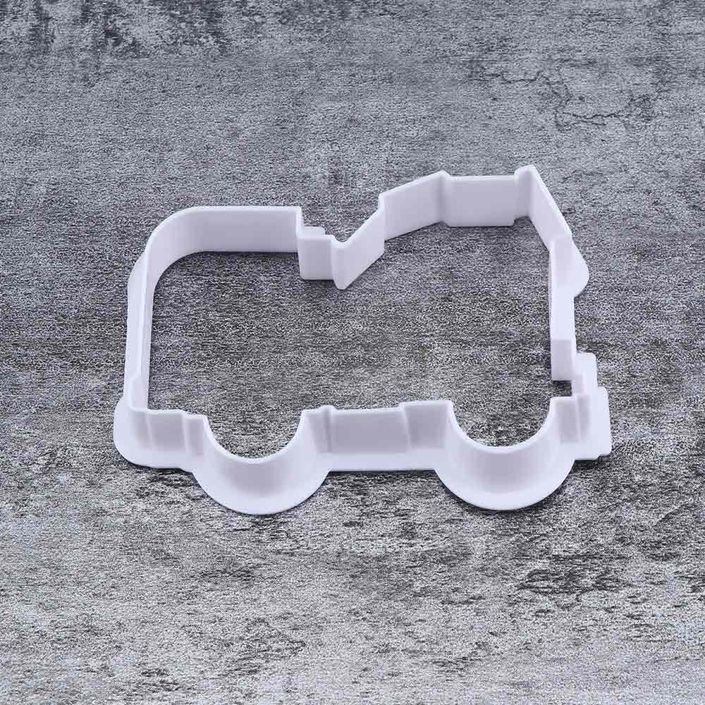 8 st/set 3d tecknade söta plaster i form av småkakor präglande bakverk pepparkakor chokladfondant bakform bakform