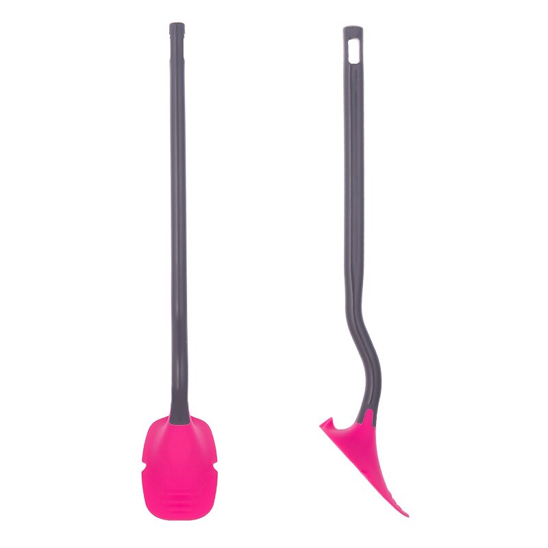 Silicone Toilet Brush Flat Head Flexible Soft Bris... - Vicedeal - View #11