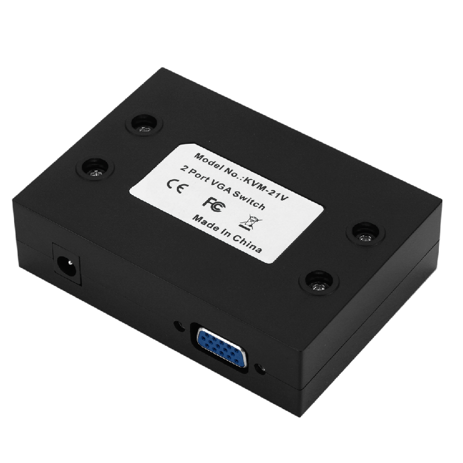 2 In 1 Out Switcher 2 Poort Vga Switch Box Vga Voor Consoles Set-Top Boxes 2 Hosts delen 1 Display Notebook Projector Computer