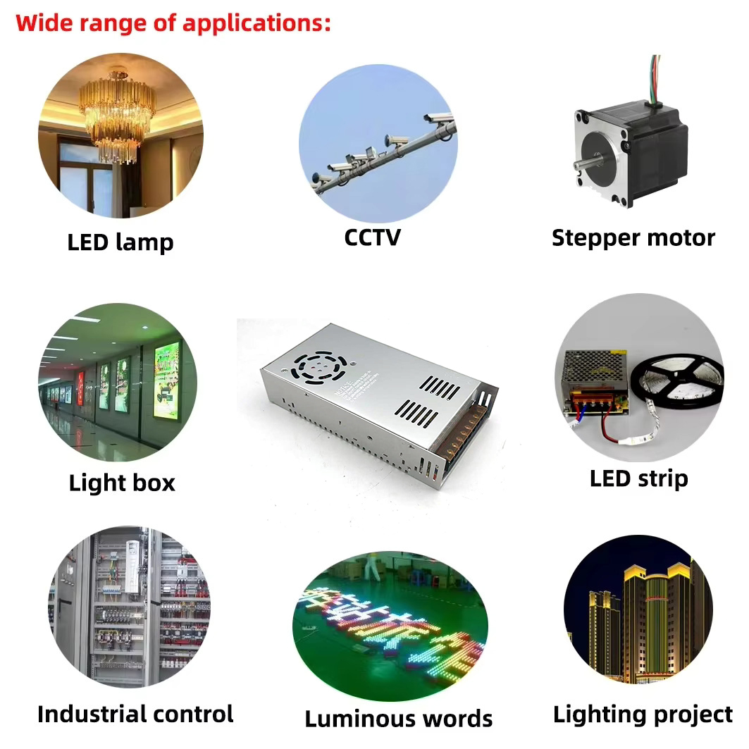 12V 24V 36V 48V Voeding SMPS AC DC 110V/220V NAAR 12V 24V 36V 48V 400W 600W 300W Schakelende Voeding SMPS