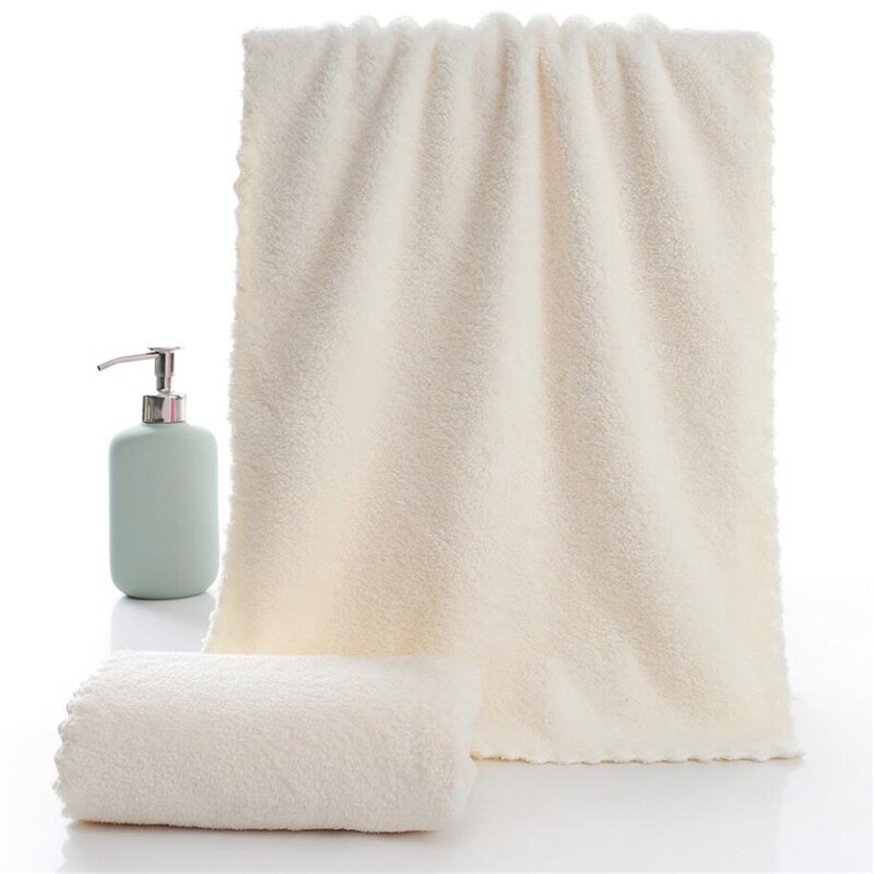 ODN Brand Super Absorbent Bath Towels For Adults Large Towels Bathroom Body Spa Sports Luxury Microfiber Bath Towel: vanilla