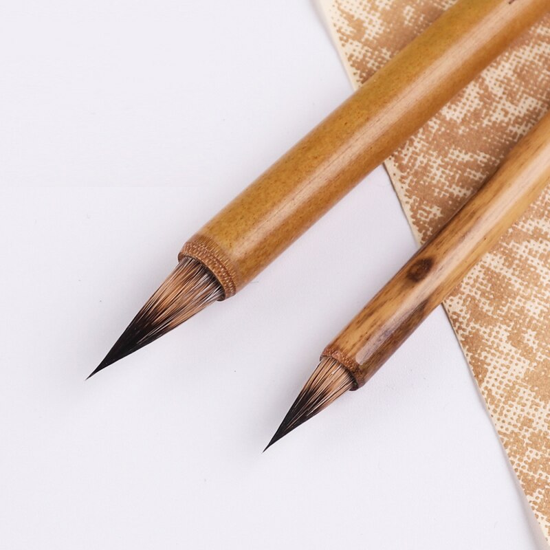 Chinese Calligraphy Brush Pen Rabbit Hair Writing Brush Small Regular Script Chinese Brush Huzhou Calligraphy Drawing Practice
