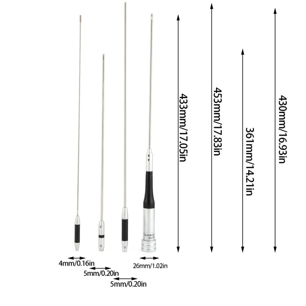 Dualband Antenne Diamond SG-7900 Mobiele Antenne 144 / 430 Mhz Sg-Hoge Dbi Gain Antenne Signaal Sterke Auto Radio antenne Base