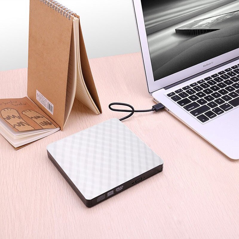 Grabadora de CD/DVD externa USB 3,0, grabadora de CD/DVD externa de escritorio para un ordenador portátil, universal, móvil, Unidad óptica