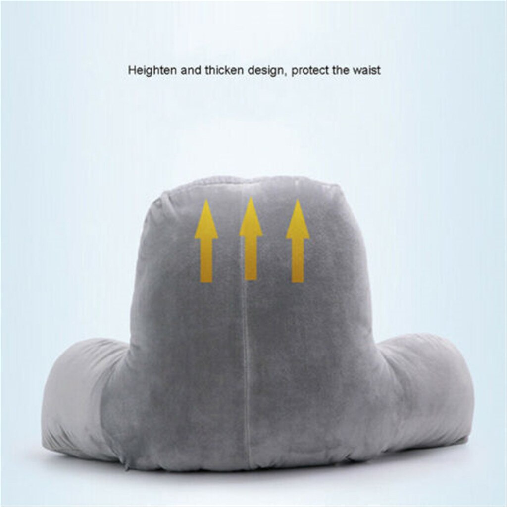 Lumbar pillow Plush Big Backrest Reading Rest Pillow Lumbar Support Chair Cushion with Arms Corduroy cushion lumbar pillow