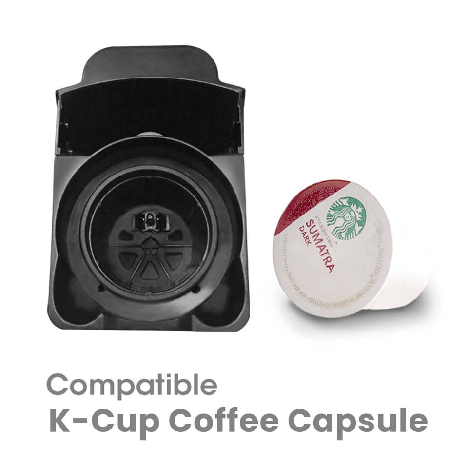 HiBREW H2A & H2B macchina da caffè capsula adattatore sistema parti per Nespresso o Dolce gusto o caffè macinato o ESE baccello o Caffitaly