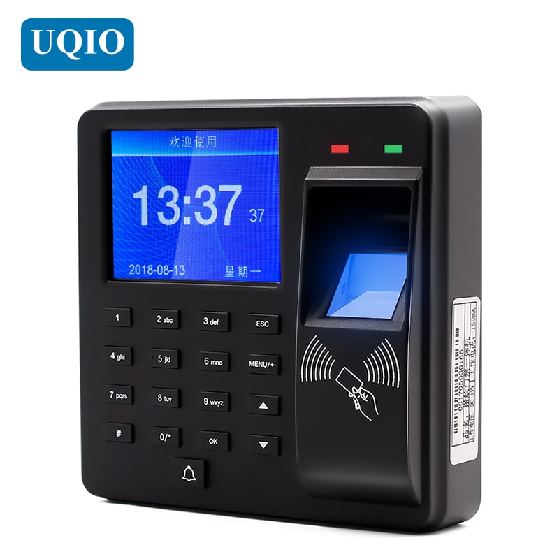 Spanish Korean English, Portuguese Language Access Control Fingerprint Time Attendance Recorder M10