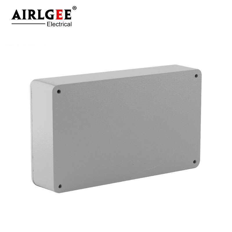 Caja electrónica impermeable IP66 para exteriores, caja de conexiones eléctricas de aluminio fundido a presión, monitoreo, 165x95x39mm