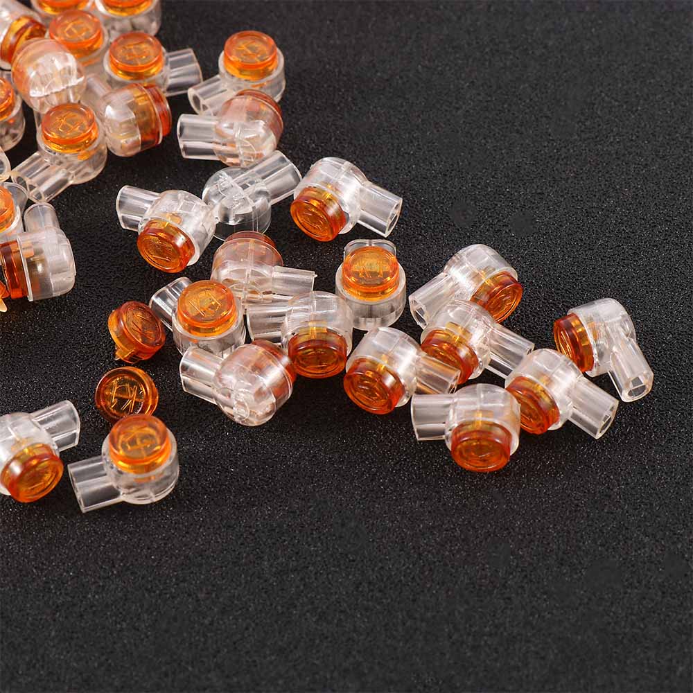 50/100 pcs Rj45 Connector Crimp Connection Terminals K1 Connector Waterproof Wiring Ethernet Cable Telephone Cord Term