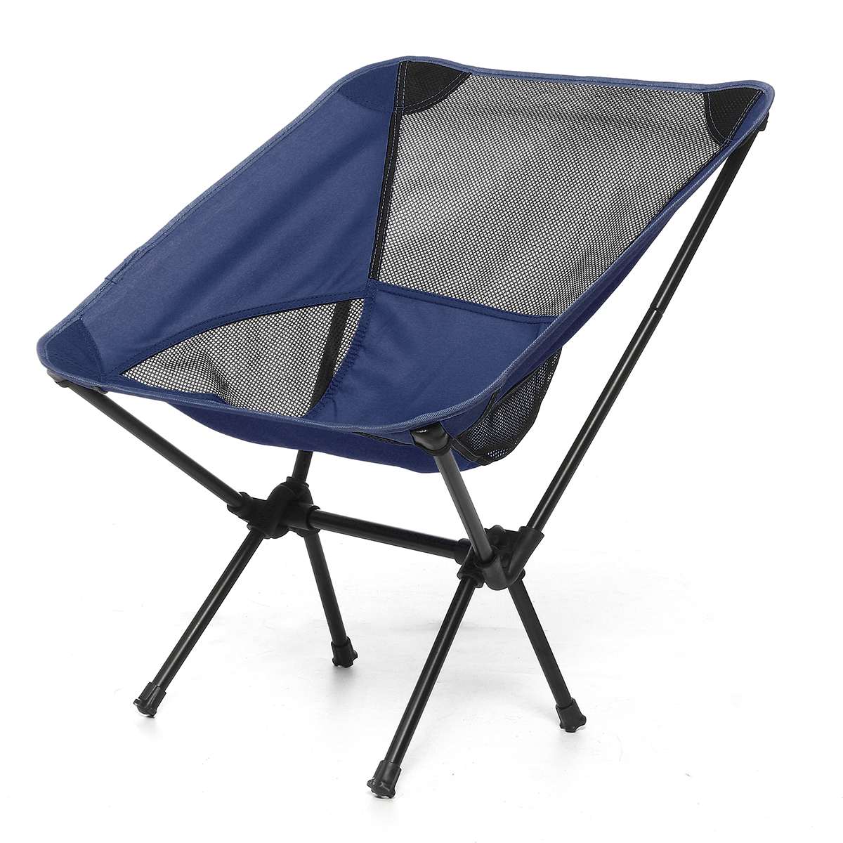 Ultralight Portable Detachable Chair Load 150kg Lightweight Chair Folding Seat Beach Picnic Fishing Camping BBQ Garden Hiking: Navy