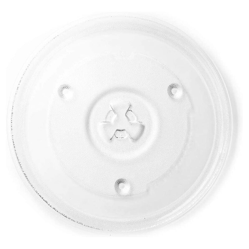 10.5Inch Microwave Plate Spare Microwave Dish Durable Universal Microwave Turntable Glass Plates Round Replacement Plate